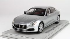 1/18 BBR Quattroporte MY17 Grand Luxury (Silver with Red Interior) Resin Car Model Limited 50 Pieces