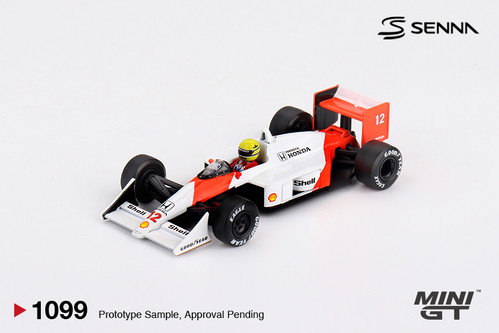 1/64 Mini GT 1988 Formula 1 McLaren MP4/4 #12 Ayrton Senna 1988