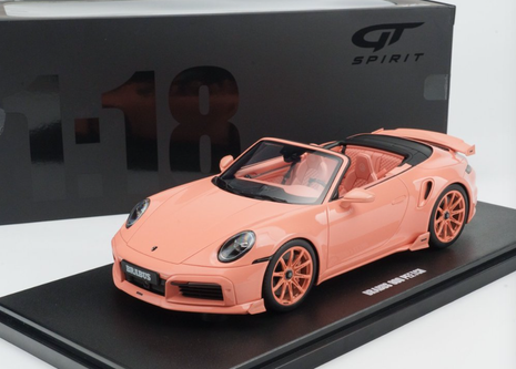 1/18 GT Spirit 2024 Porsche 911 992 Turbo S Brabus 900 Peetch Pink
