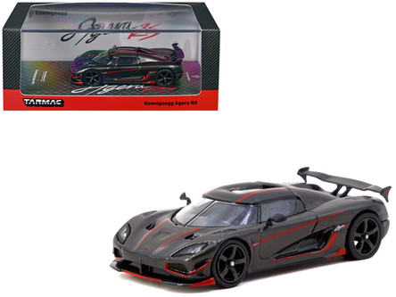 ミニカー Tarmac Works koenigsegg Agera RS 1/64 1/64 Tarmac Works Koenigsegg Agera RS (Black Carbon Fiber withRed