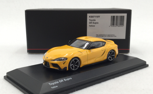 1/64 Kyosho Toyota GR Supra (Yellow) Car Model - LIVECARMODEL.com
