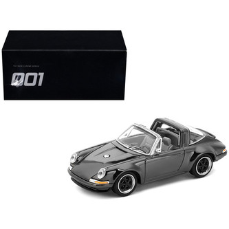 1/64 Poprace Porsche 911 964 Singer Targa (Dark Chrome Black