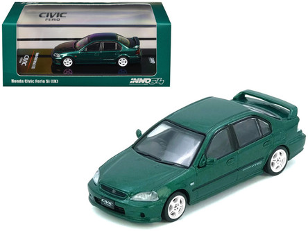 1/64 Inno Honda Civic Ferio Si (EK) (Green) Car Model
