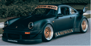 1/43 Solido 2023 Porsche 911 964 RWB Kamizawa (Black) Diecast Car