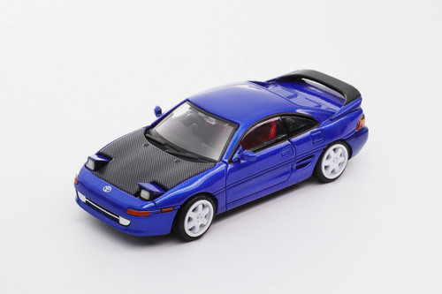 1/64 DCT Toyota MR2 (Black with Carbon Hood) Diecast Car Model