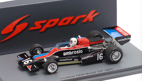 1/43 Spark Shadow DN8 No.16 Brazil GP 1977 Tom Pryce Car Model