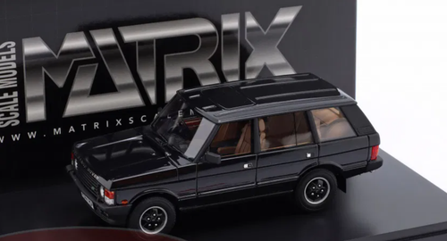 1/43 Matrix 1992 Range Rover Vogue LSE (Black) Car Model