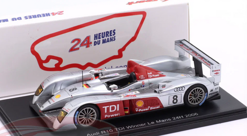 1/43 Spark Audi R10 TDI No.8 Team Joest Winner 24H Le Mans 2006 F