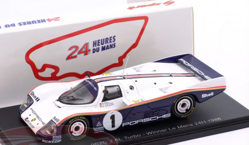 1/43 Spark Porsche 962C 2.6L Turbo No.1 Winner 24H Le Mans 1986