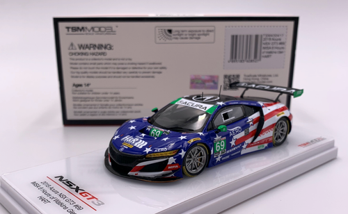1/43 TSM Acura NSX GT3 #69 2018 IMSA Watkins Glen HART Car Model