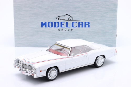 1/18 ModelCarGroup 1976 Cadillac Eldorado Convertible (White