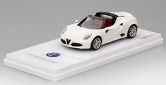 1/43 TSM Alfa Romeo 4C Spider Spyder (Matte White) Car Model