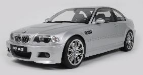 1/8 GT Spirit BMW M3 E46 (Silver) Car Model - LIVECARMODEL.com
