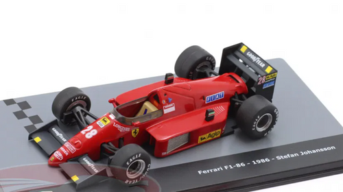 1/43 Altaya 1986 Formula 1 Stefan Johansson Ferrari F1/86 #28 Car