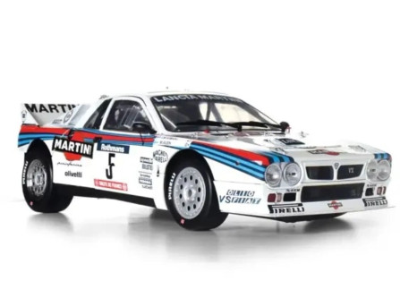 LANCIA 037 RALLY '83 TOUR DE CORSE 限定 1/8 Ixo 1984 Lancia 037 Martini Racing #5 Winner Rallye Tour de