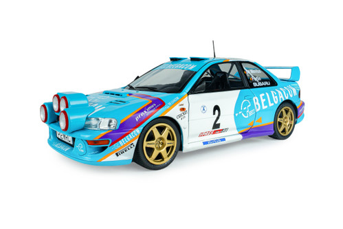 1/18 Solido 1998 Subaru Impreza S5 WRC99 Green #2 G.De Mevius, J-M
