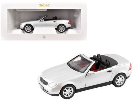 1996 Mercedes-Benz SLK Convertible Brilliant Silver Metallic 1/18