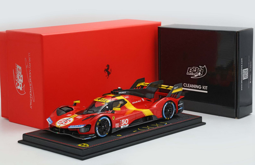 1/18 BBR 2023, 2024, 2025 Ferrari 499P Winner 24h Le Mans Car