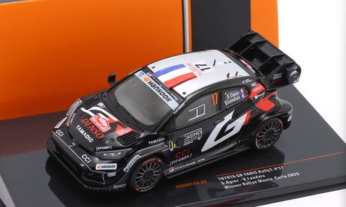 1/43 Ixo 2025 Toyota GR Yaris Rally1 #17 Winner Rallye Monte Carlo