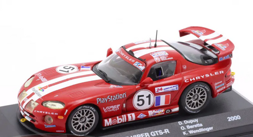 Miniature Chrysler Viper GTS 1/43 - Dupuy Wendlinger Beretta - 24h Mans 2000 - NEUVE