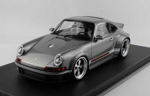 1/12 Ivy Porsche 911 964 Singer DLS (Silver Grey) Car Model with