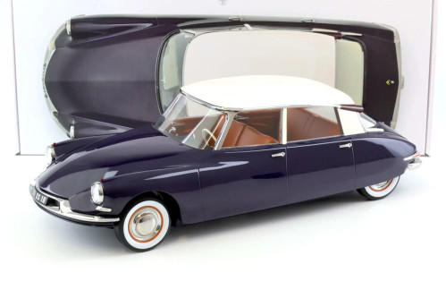 Norev Citroën DS 19 Violet & Champagne 1955 1/12 121579