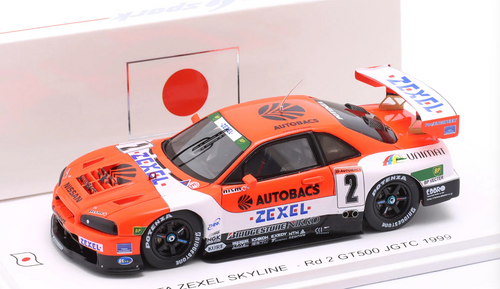 1/43 Spark 1999 Nissan Skyline GT-R #2 GT500 Super GT Japan ARTA