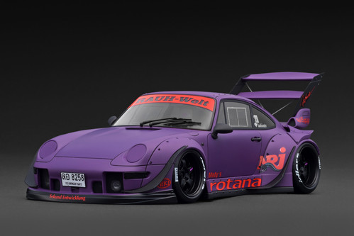 1/18 IG Ignition Model Porsche 911 RWB 993 (Matte Purple) Car