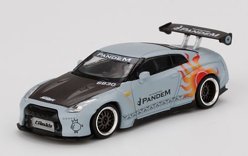 1/64 Mini GT Nissan GT-R GTR R35 Pandem GT Wing Alataw Car Model