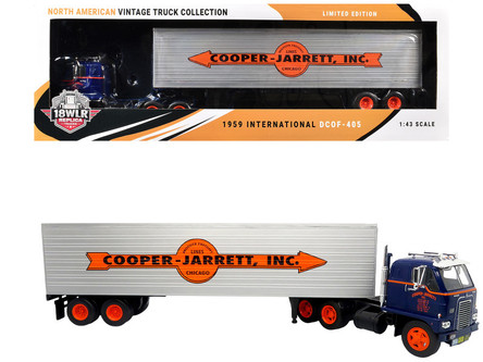 1959 International DCOF-405 Truck with Box Trailer 