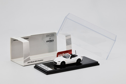 1/64 GCD X Enchery Mazda MX-5 RF (White) Diecast Car Model
