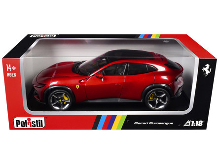 1/18 Polistil 2022 Ferrari Purosangue (Magma Red) Diecast Car