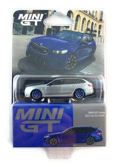 CHASE CAR 1/64 Mini GT BMW M5 Touring (G99) (Chrome Silver with