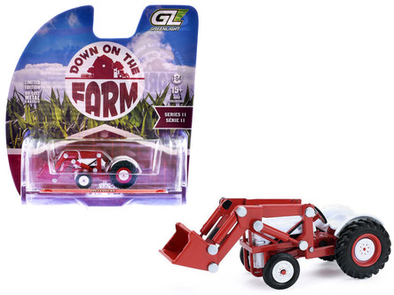 1952 Ford 8N Tractor Red and White 