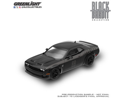 1/64 Greenlight 2017 Dodge Challenger SXT Plus (Black Bandit Series 31 ...