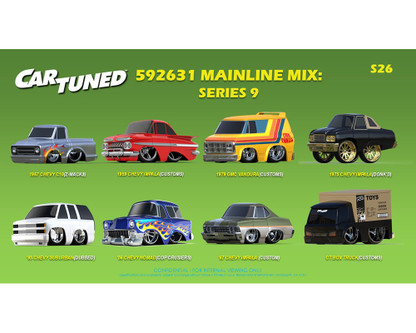 1/64 CarTuned 8-Car Set Series 9 Mainline Assortment of 8 Styles