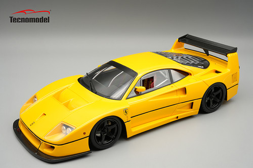 1/18 Tecnomodel Ferrari F40 1994 Press Edition Yellow Modena 1994
