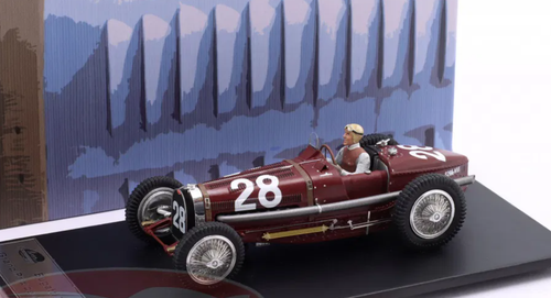 1/43 LeMans Miniatures 1934 Tazio Nuvolari Bugatti T59 #28 5th