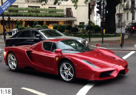 1/18 BBR Ferrari Enzo (F1 2007 Red with Silver Wheels) Full Open