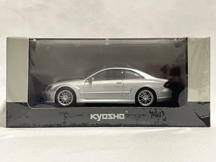 1/43 Kyosho Mercedes-Benz CLK DTM AMG Coupe (Silver) Diecast Car