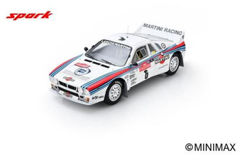 1/18 Spark Lancia 037 Rally No.6 Winner Sanremo 1983 M. Alén - I