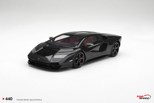 1/18 Top Speed Lamborghini Countach LPI 800-4 (Nero Maia Black