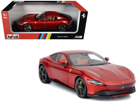 1/18 Polistil 2019 Ferrari Roma (Magma Red) Diecast Car Model
