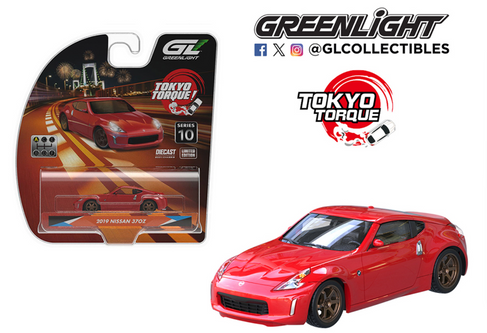 1/64 Greenlight Nissan 370Z (Red) Diecast Car Model - LIVECARMODEL.com