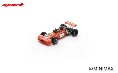 1/43 Spark Brabham BT36 No.1 Deutschland Trophy 1972 Graham Hill