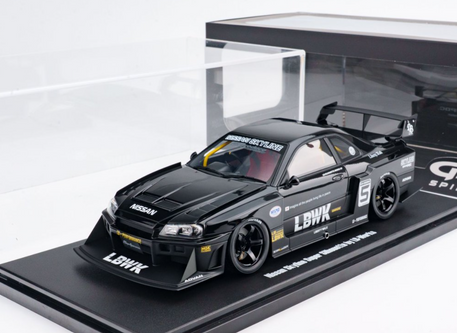 1/18 GT Spirit Nissan Skyline GTR R34 LB-Super Silhouette (Black