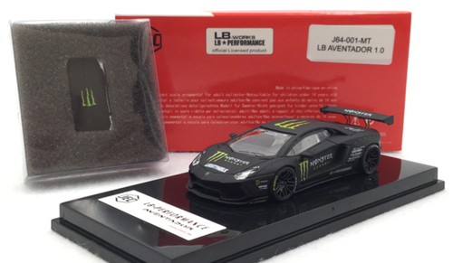 1/64 JEC LB works Aventador 1.0 Monster Diecast Car Model