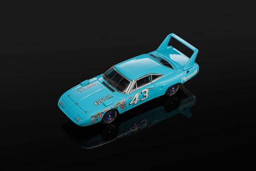 1/64 Mirage Plymouth Superbird #43 (Blue) Diecast Car Model