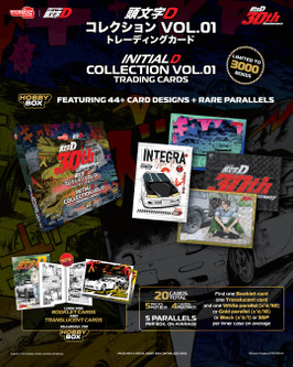 1 Pack of 4 Cards Tarmac Works Initial D Collection Vol.01 30th