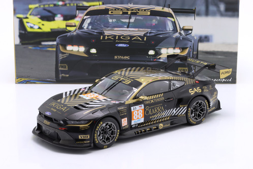 JORTAN 1/18 Ixo 2024 Ford Mustang GT3 #88 3rd LMGT3 24h LeMans Proton